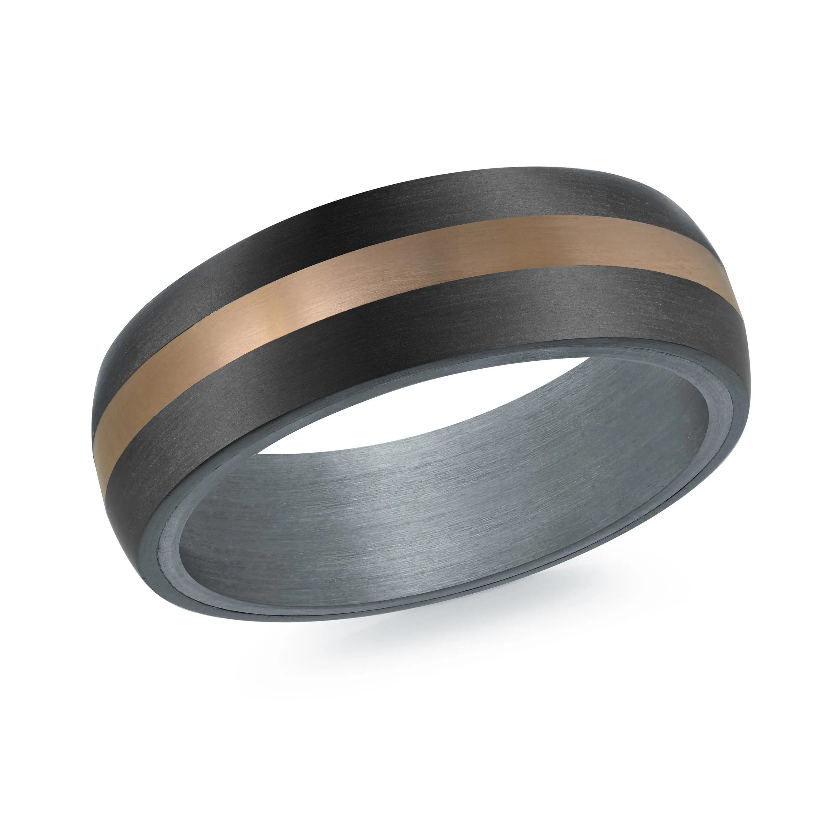 14K Rose Gold Ring from the Tantalum Collection by Malo - MRDTS-018-7P