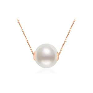 18K Solid Gold Interchangeable Freshwater Pearl Necklace KN00085 | Possibilities