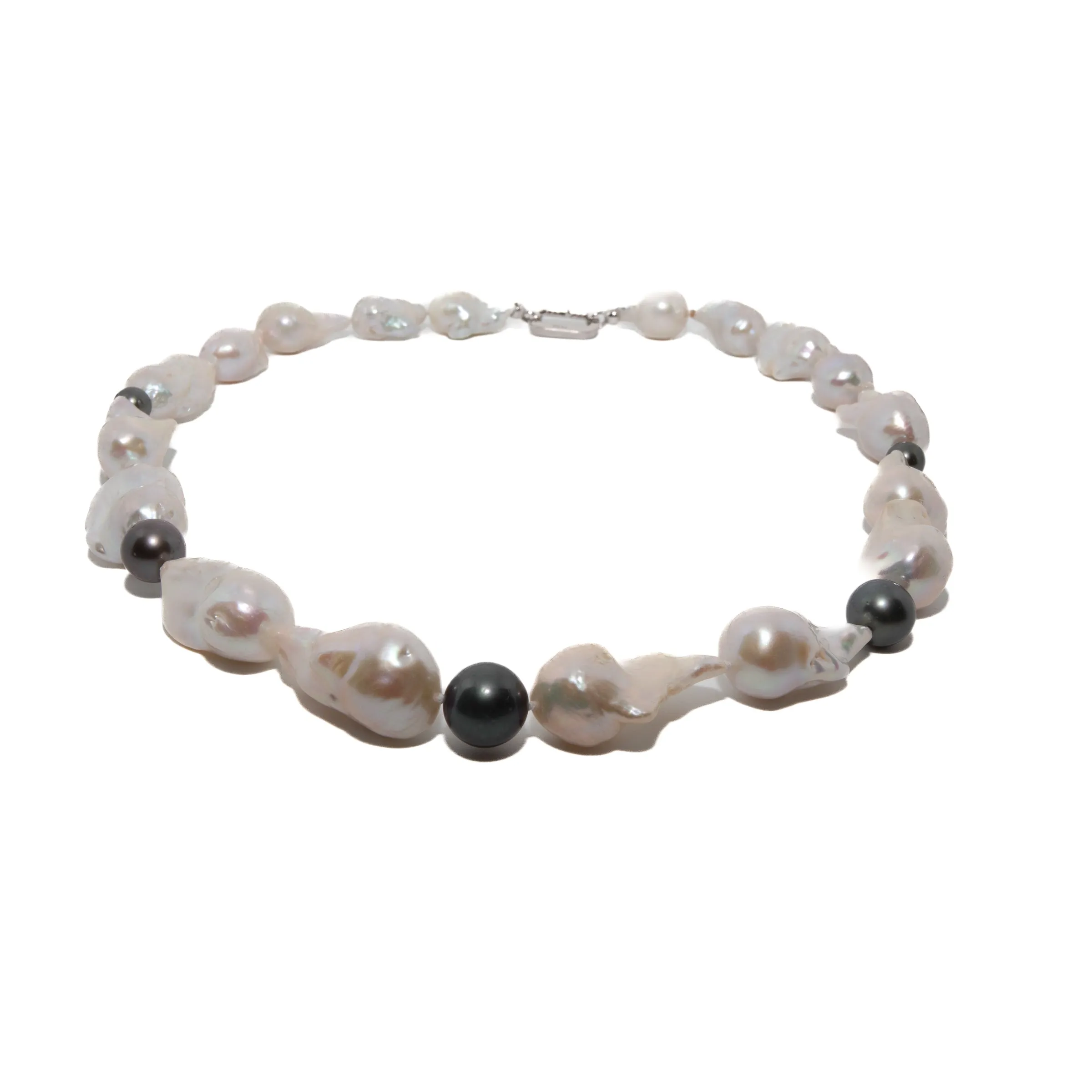 19-inch Sculpted Baroque Pearl Strand