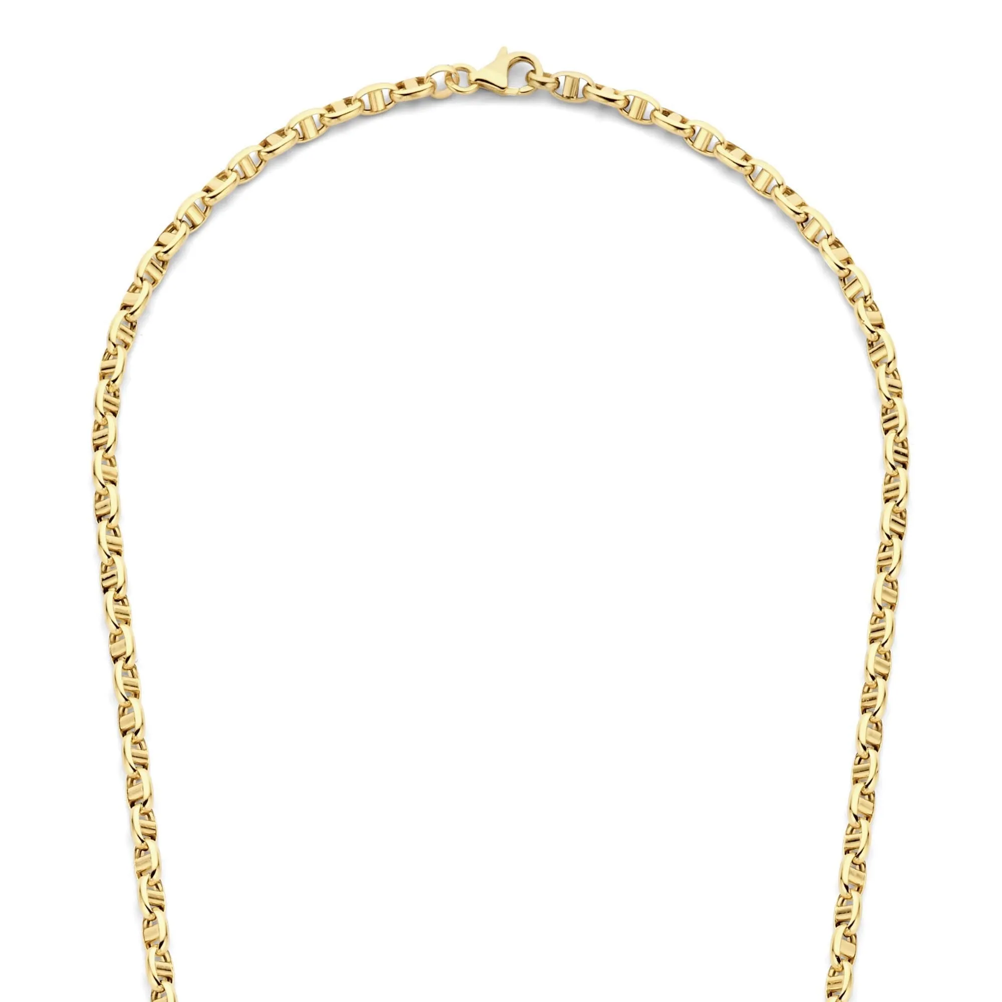 Aidee Adaline 14 karat gold link necklace