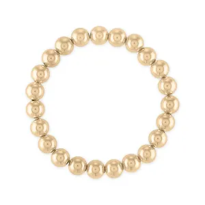 Alexa Leigh - 8mm Ball Bracelet in Yellow Gold (7.5)