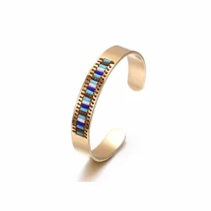 BANGLE MULTI COLOR MINI BEADS BRACELET