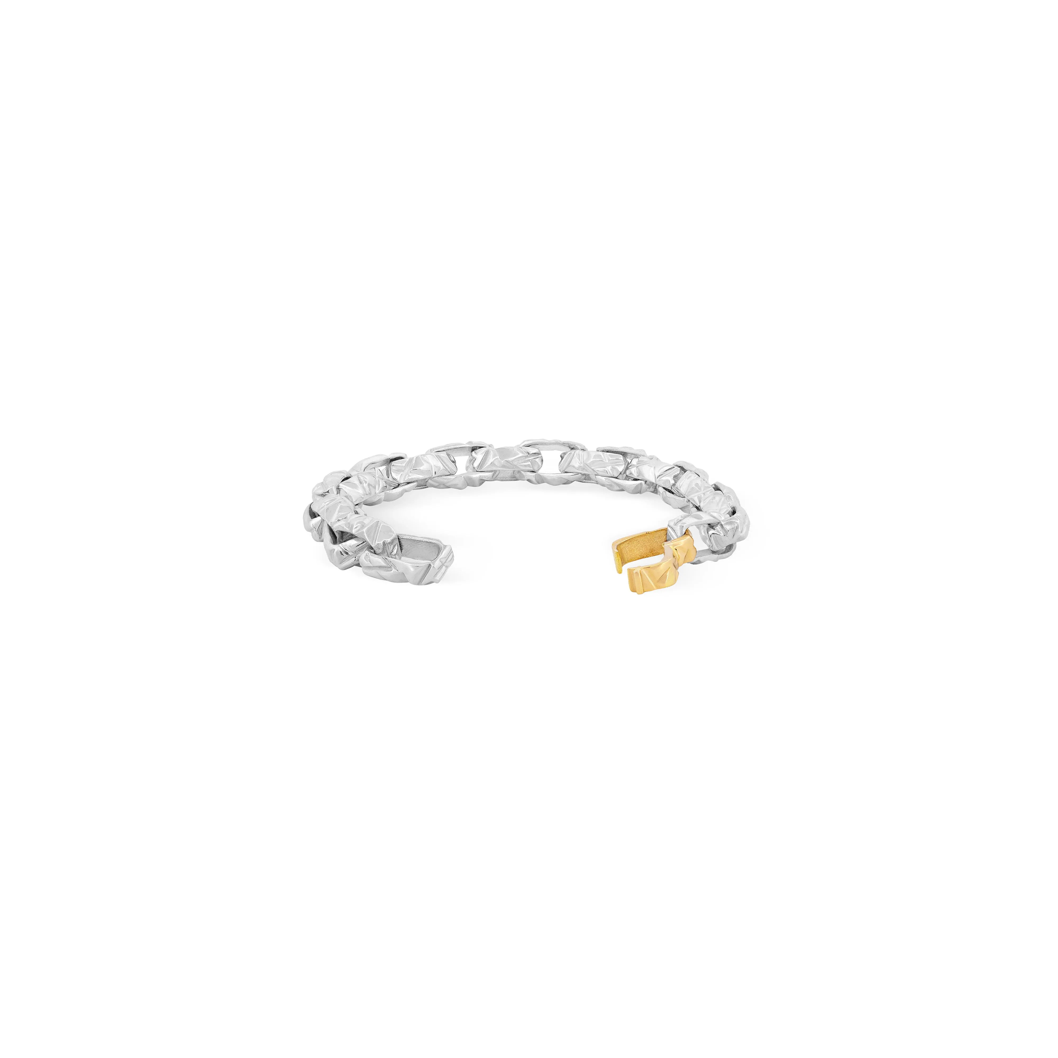 Bernard James - Mirror Macro Link Bracelet - (Sterling Silver)