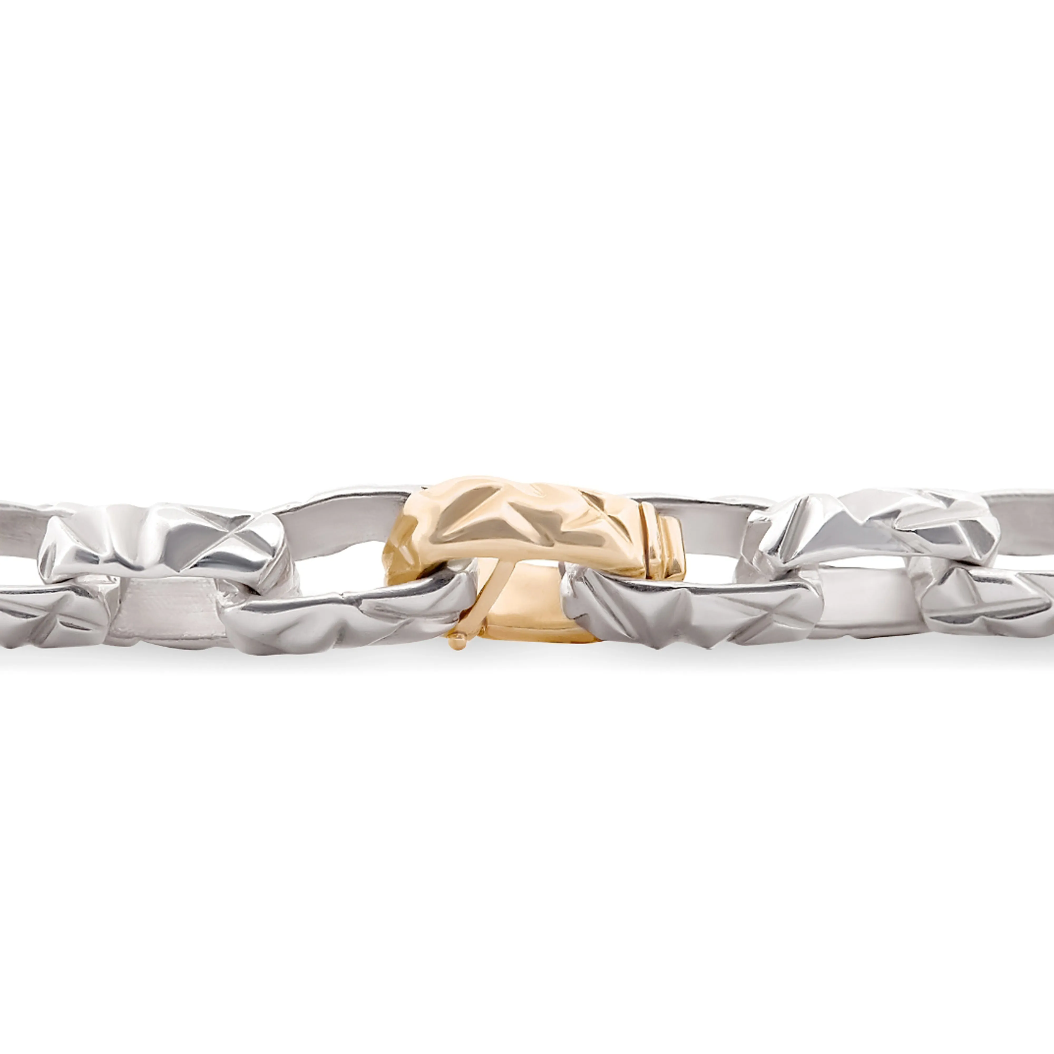 Bernard James - Mirror Macro Link Bracelet - (Sterling Silver)