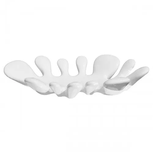 Ceramic Splash Dish - White