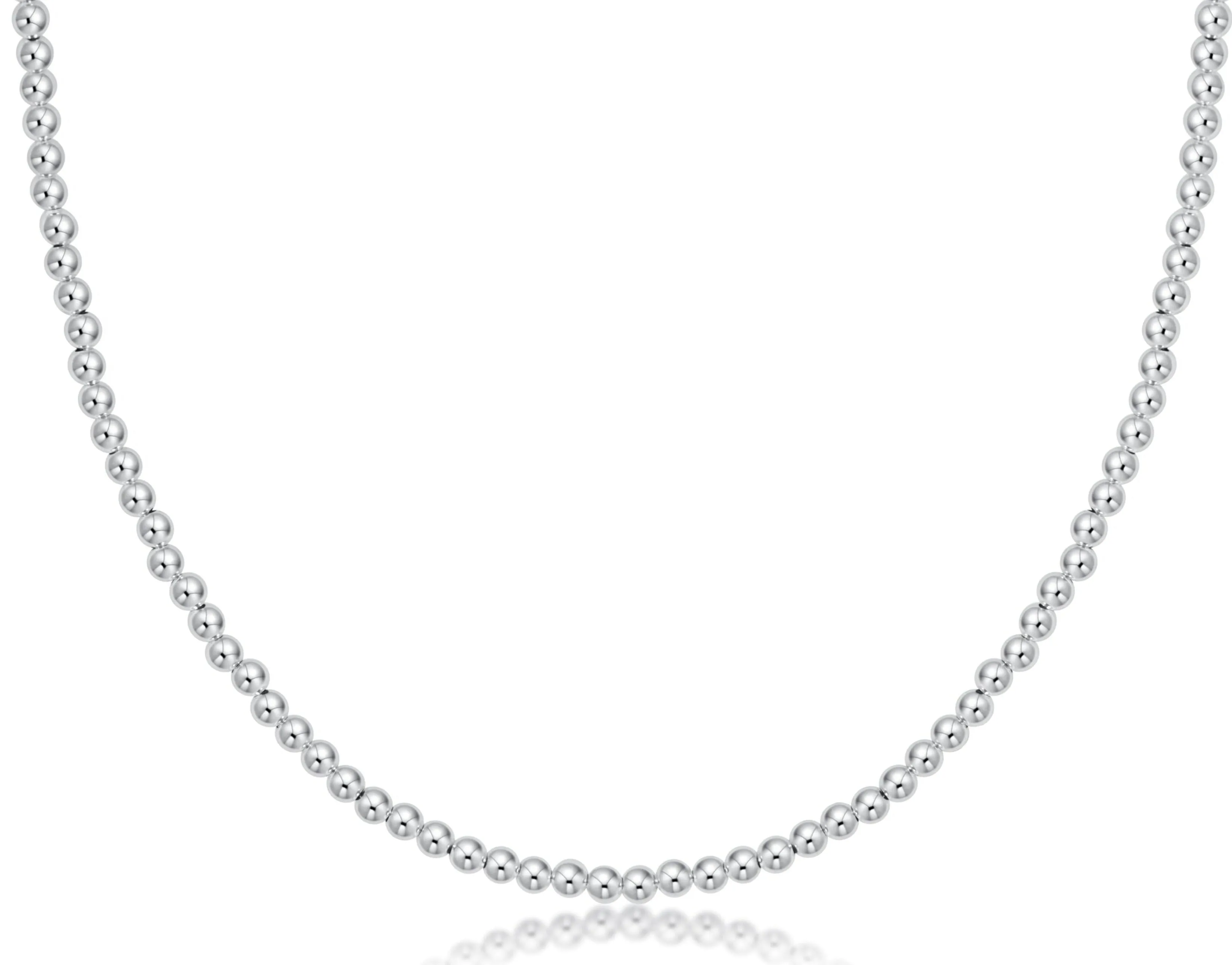 Choker Classic Sterling 3mm Bead