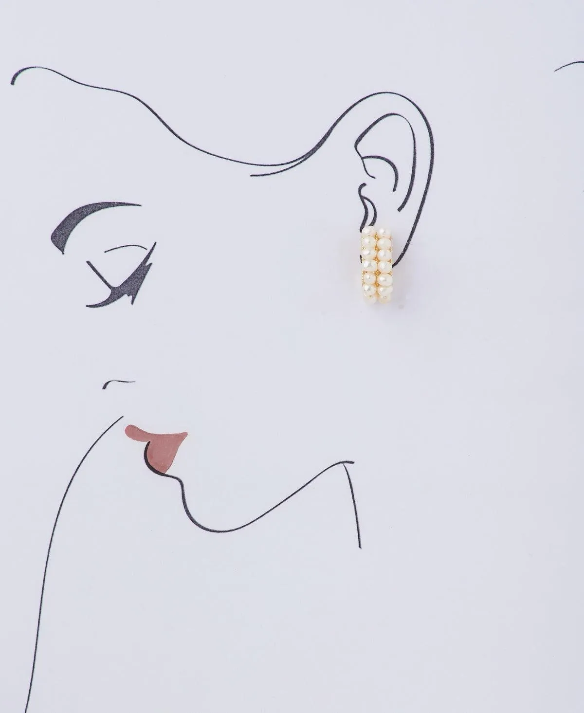 Classy & Simple Stud Pearl Earring