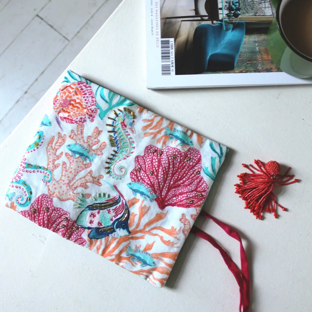 Coral Sea Jewellery Roll