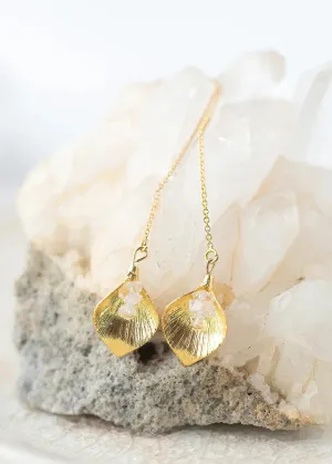 DDJ: Divine Drip Sparkling Calla Lily Earrings