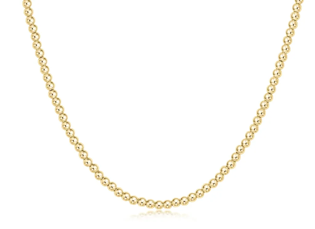 E Newton 15" Classic Gold 2.5mm Choker