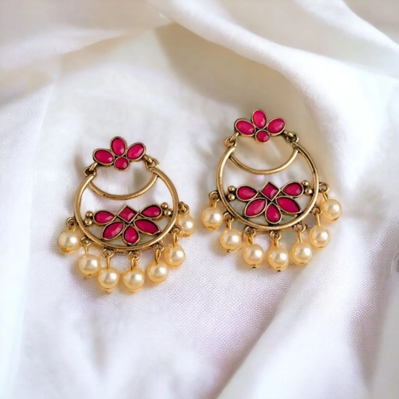 Ethnic Charm Statement Earrings