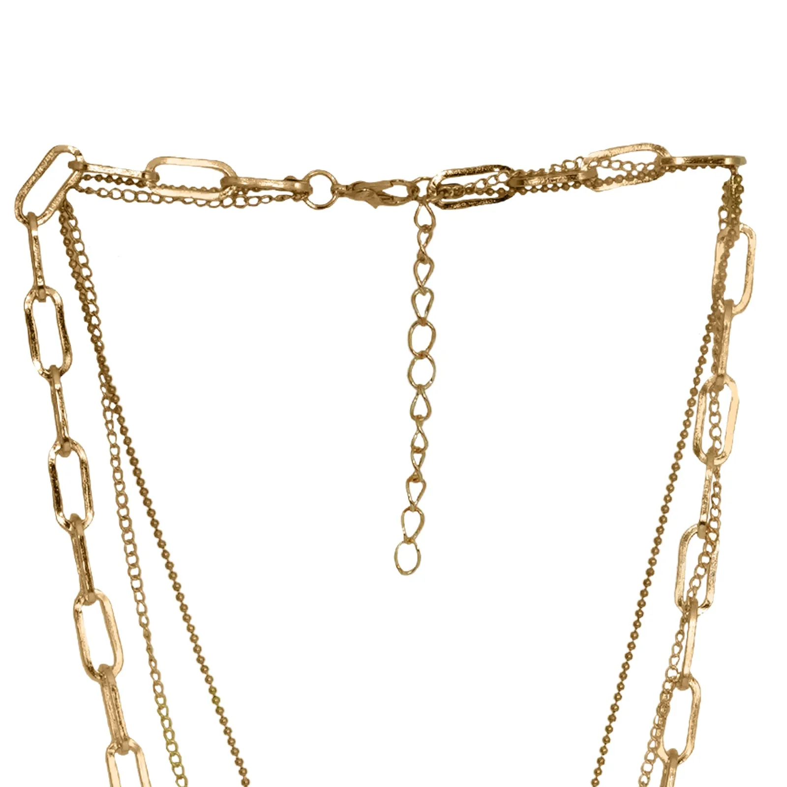 Etta Gold Link Chain Layered Necklace