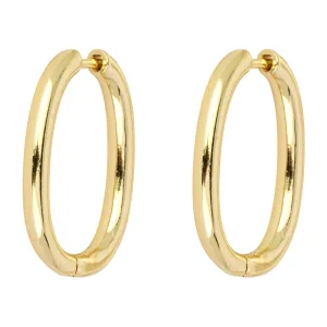 Gaby Gold Hoop Earrings