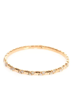 Garavelli 18K Rose Gold Diamond Bangle