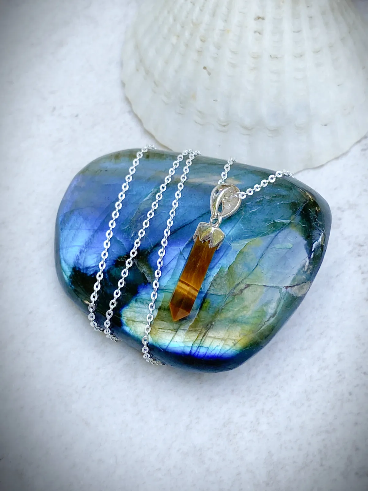 Gemstone Point Necklace