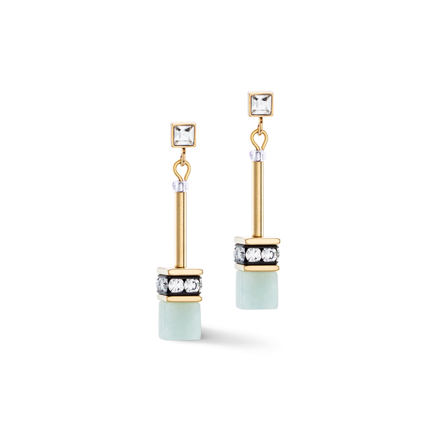 GeoCUBE® Iconic Nature Chain earrings pastel