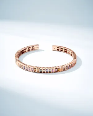 Inlay Pastel Sapphire Bangle