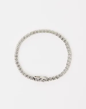 Izoa Novella Tennis Bracelet Silver