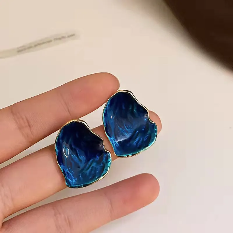 Just Lil Things Blue Pin Earrings jlt12051