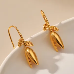 Just Lil Things Gold Drop  Earrings jlt12200