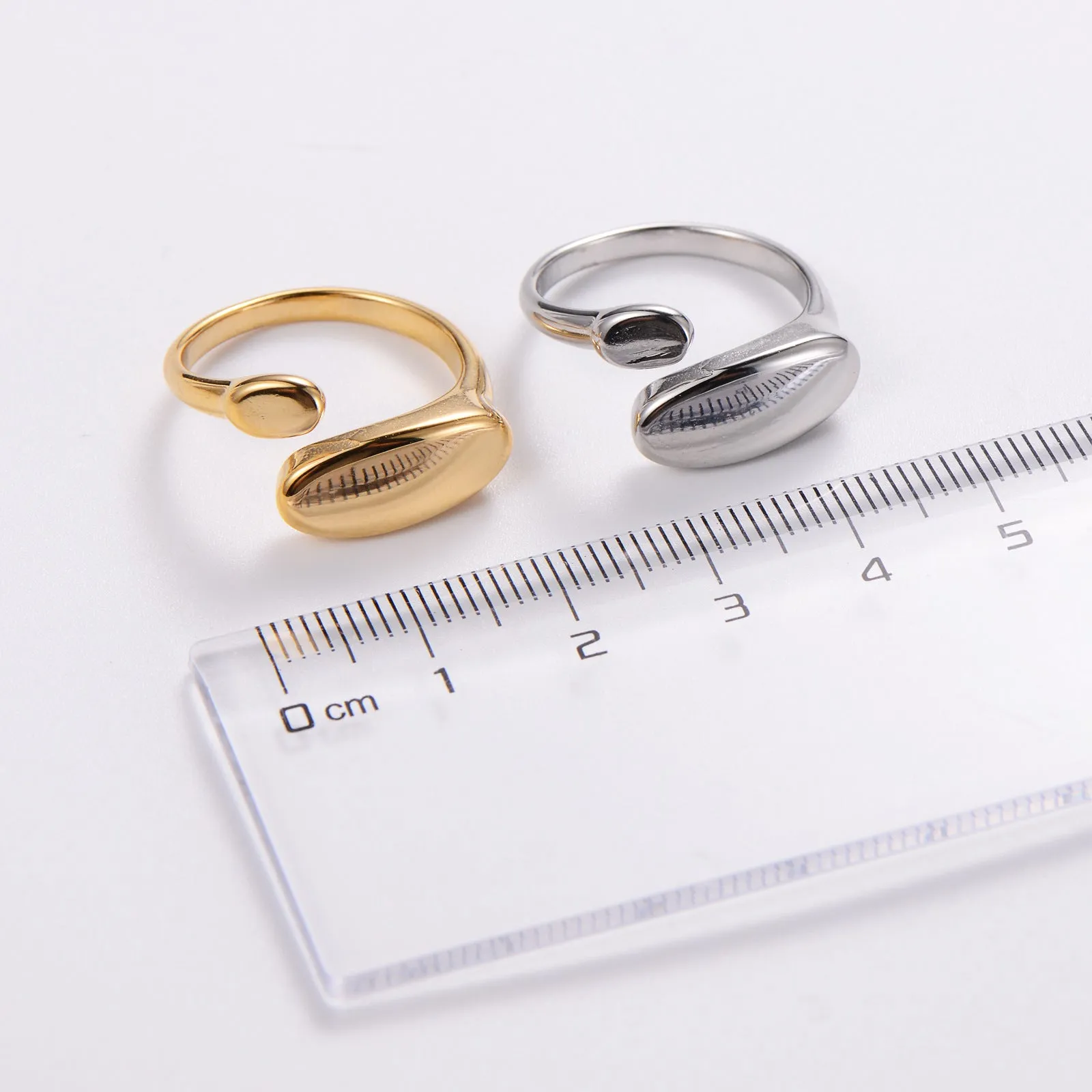 Minimalist Chinese Zodiac Animal Titanium Steel Electroplating Rings