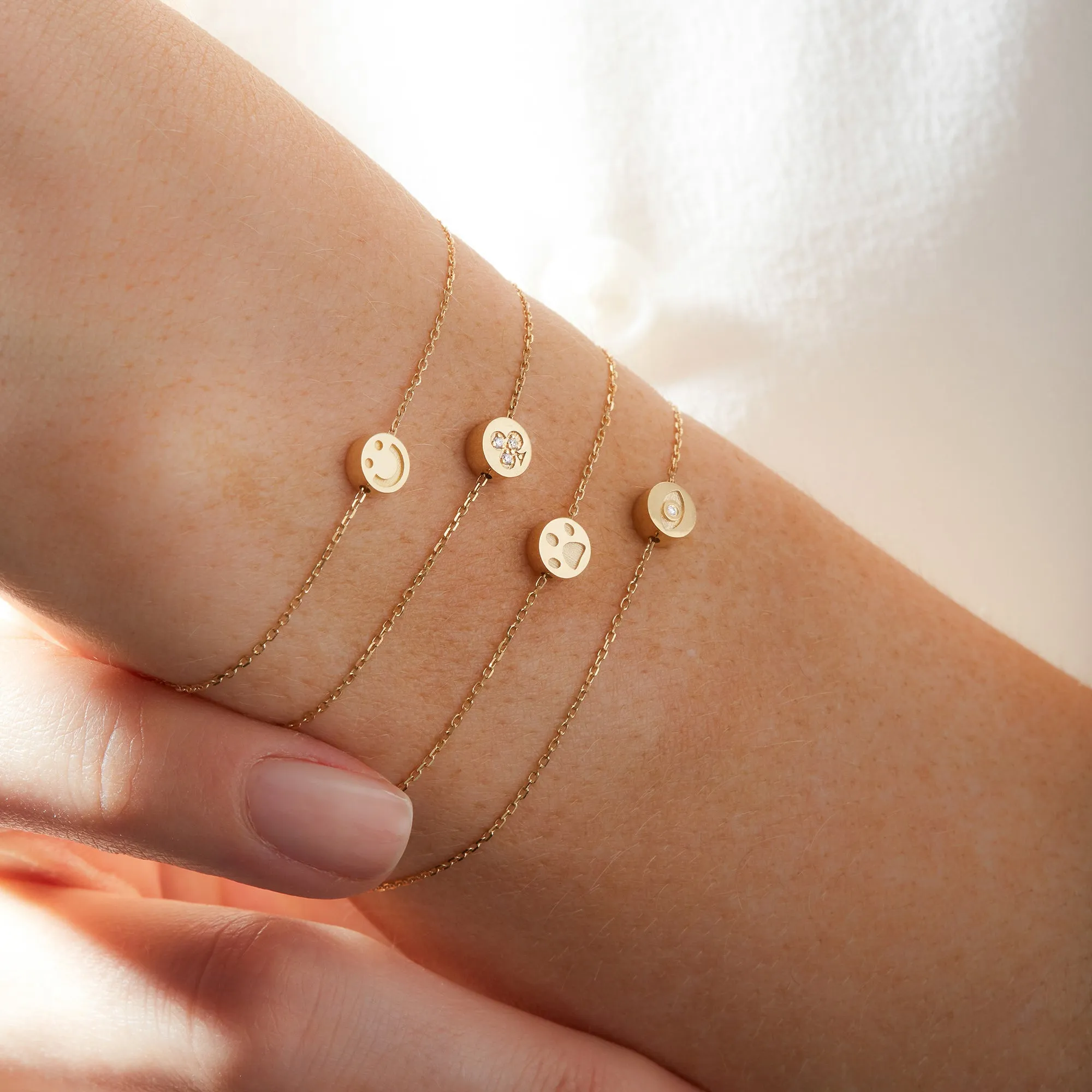 Modern Words Fine Smitten Bracelet