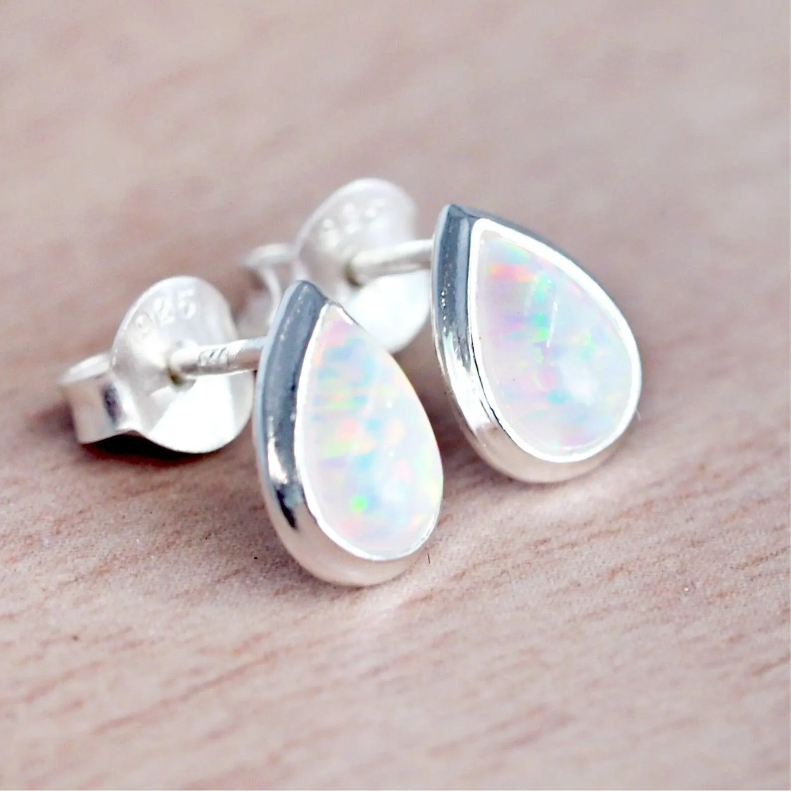 Opal Droplet Earrings