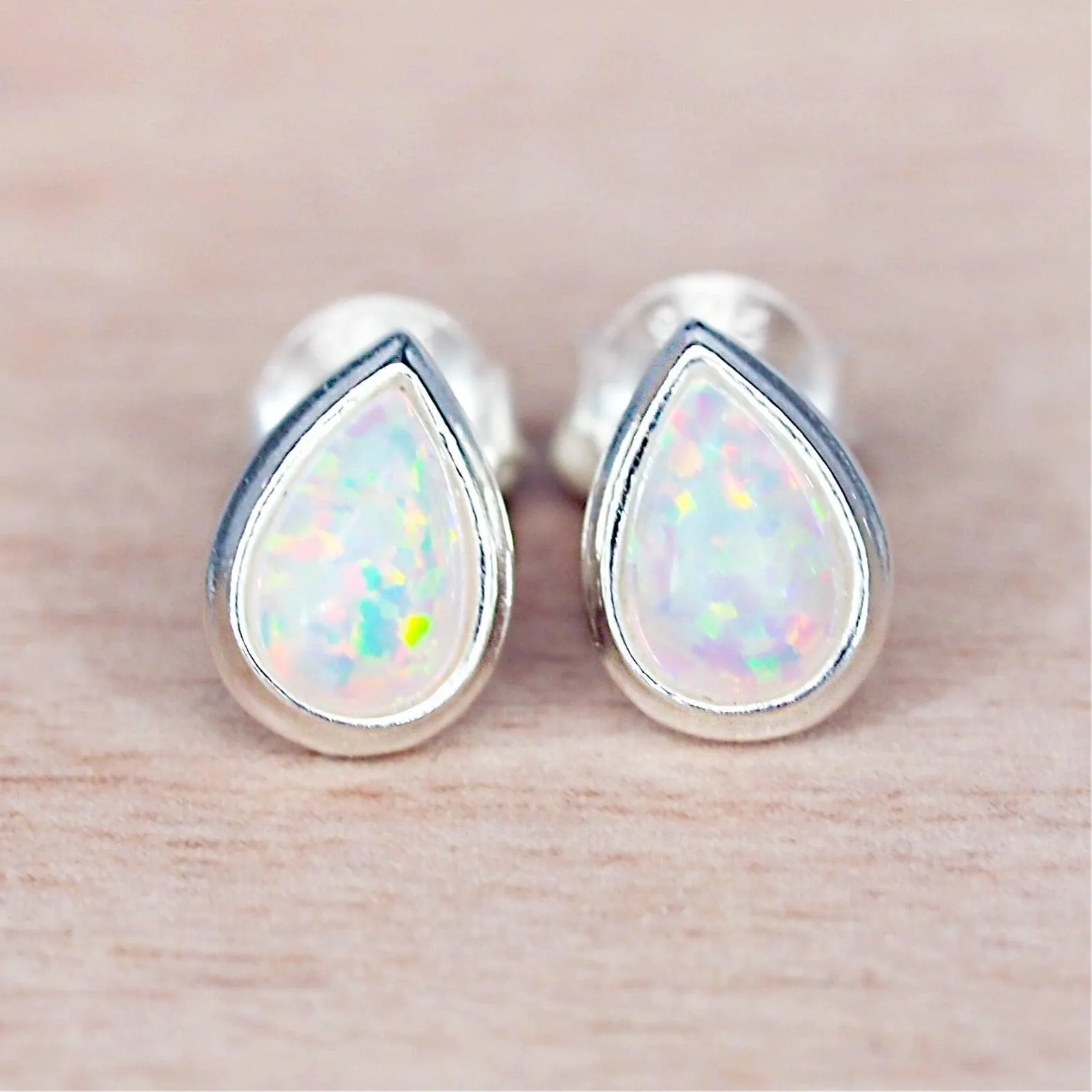 Opal Droplet Earrings