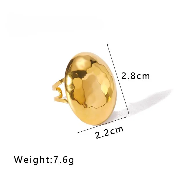 Oval essence  Gold Ring JLTR0443