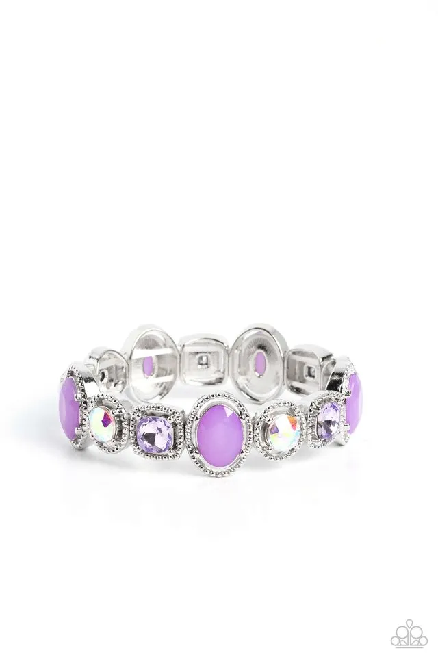 Paparazzi Bracelet ~ Fashion Fairy Tale - Purple