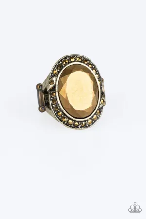 Paparazzi Ring ~ Queen Scene - Brass