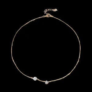 Pearl and Zirconia Necklace