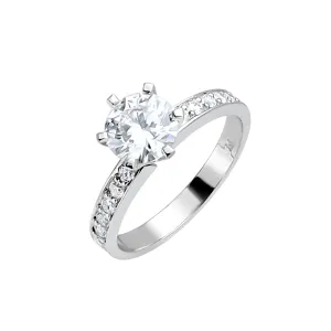 Platinum Tdw. 1.14ct Diamond Ring - 20730581