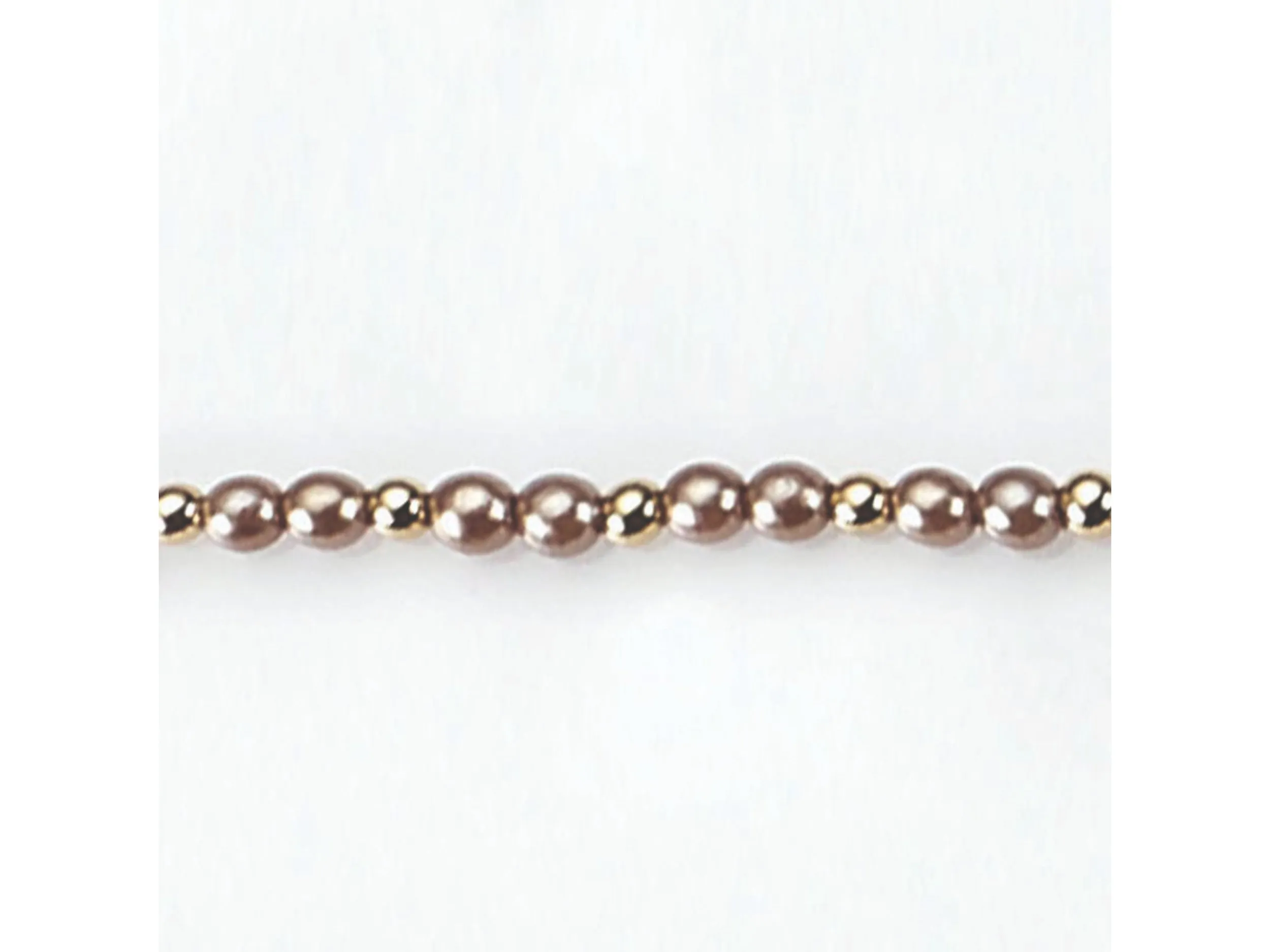 Prague bead chain Perla Brown