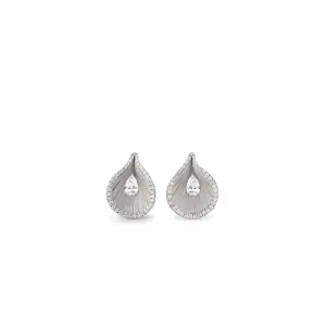 Premiere Earrings in White Gold Ice with Diamonds