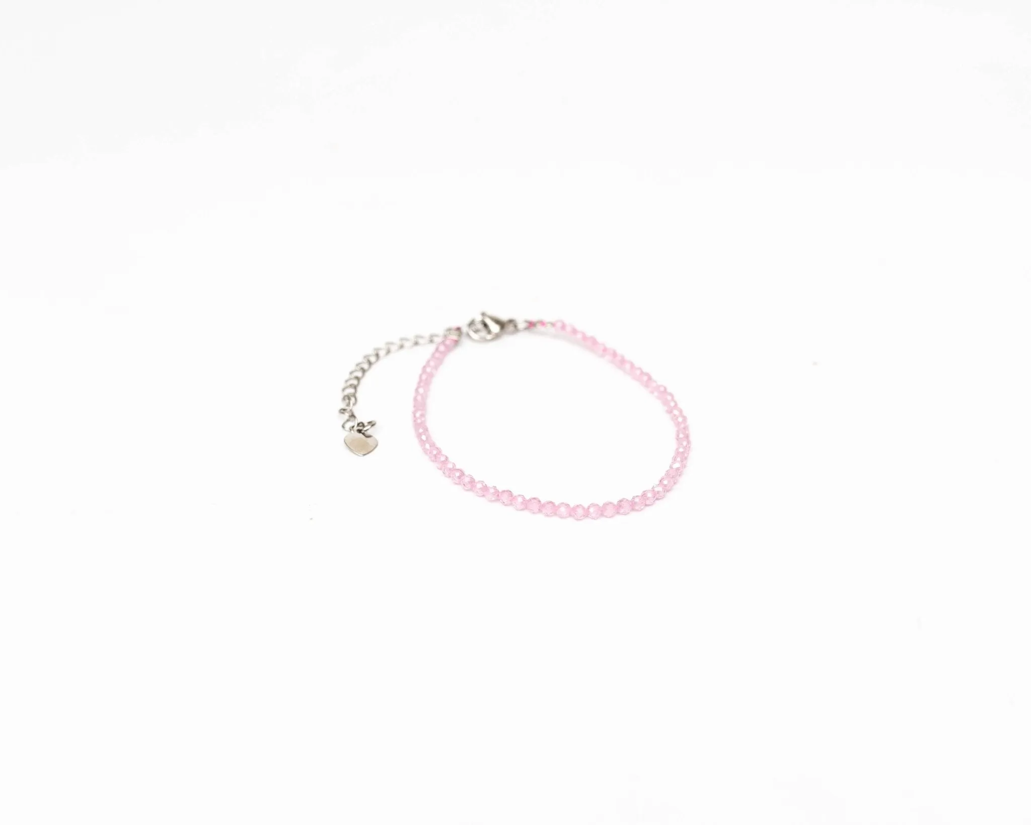 Rose Quartz Faceted Bracelet