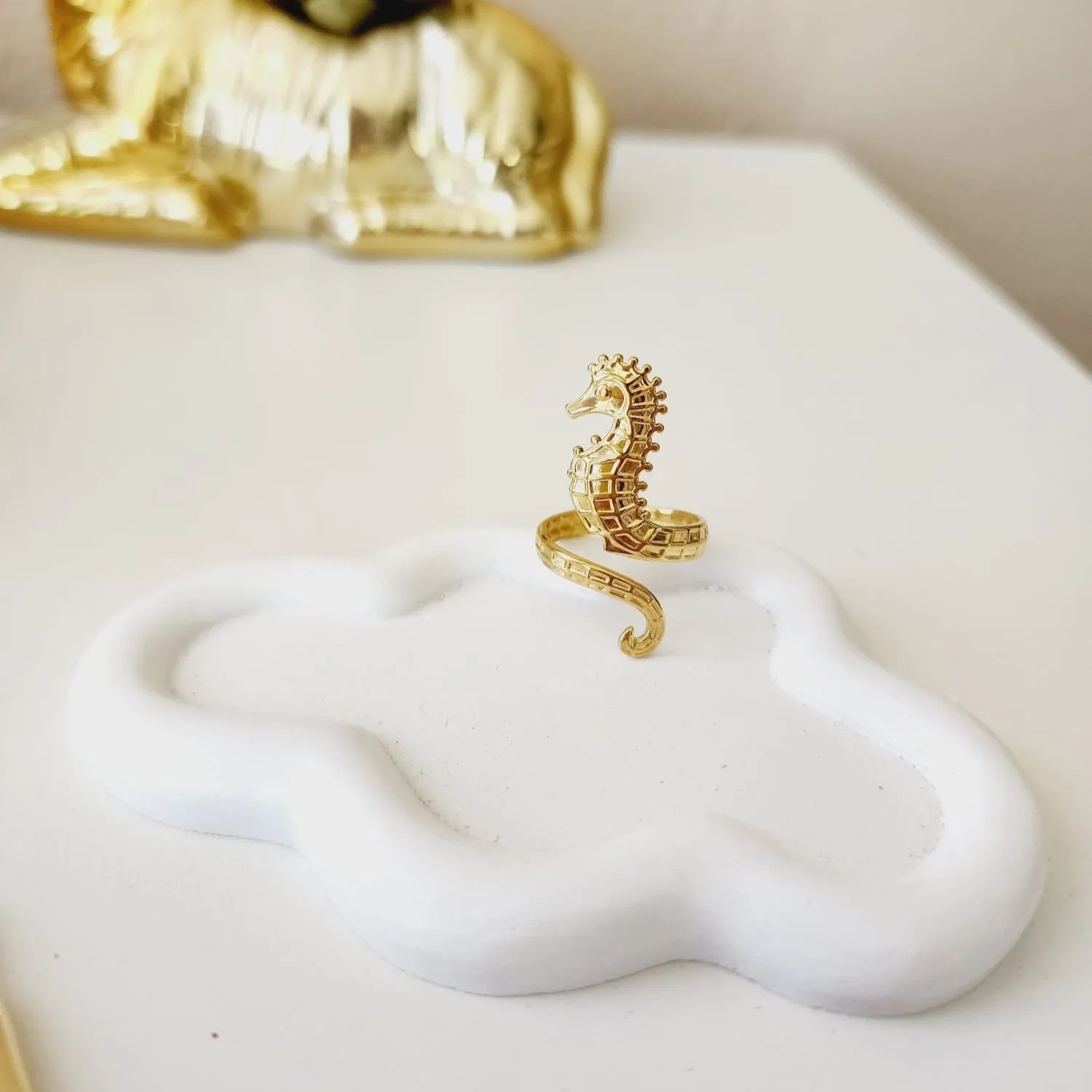 Sea Horse Adjustable Ring