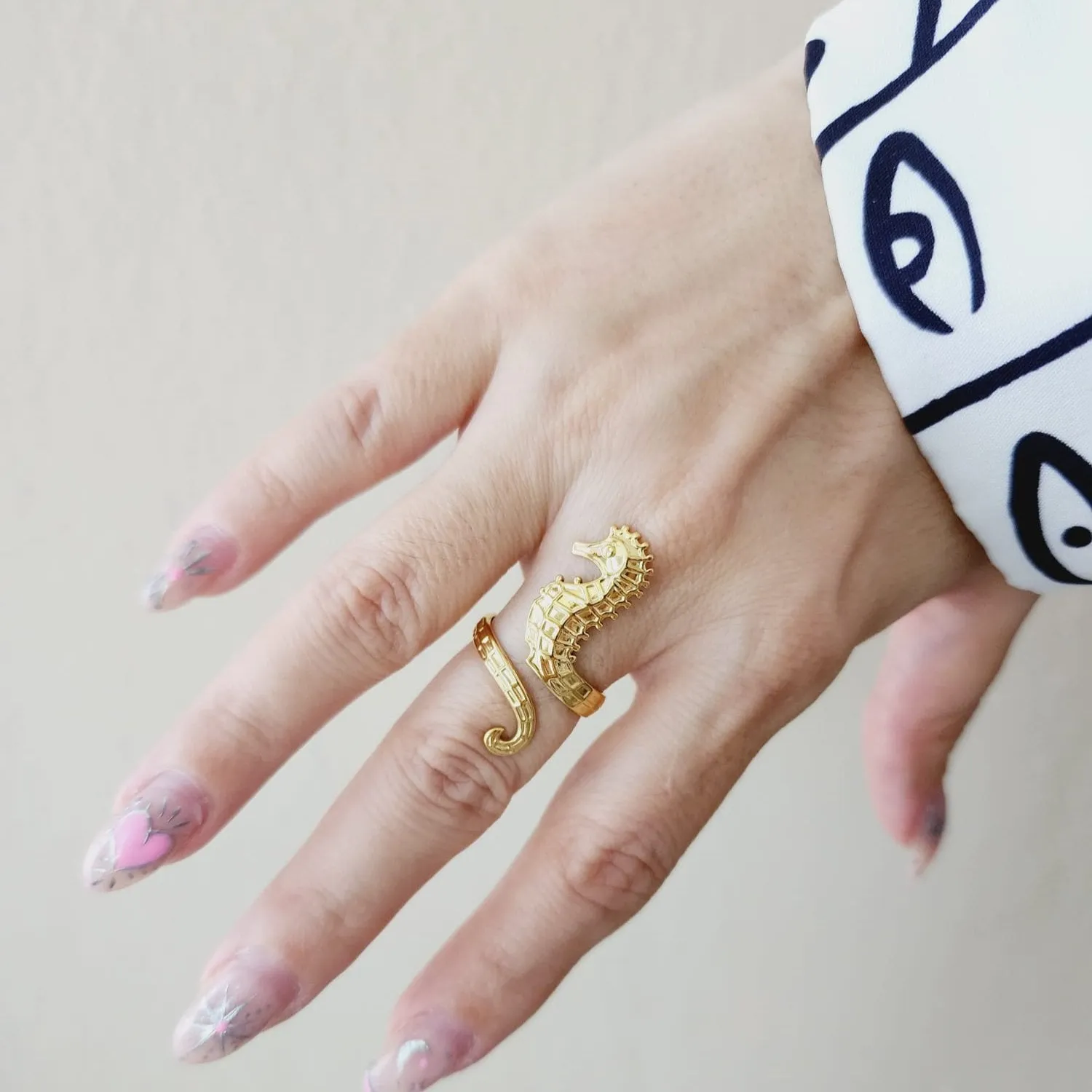 Sea Horse Adjustable Ring