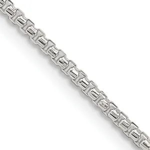 Silver D.C 1.75-mm Round Fancy Box Chain