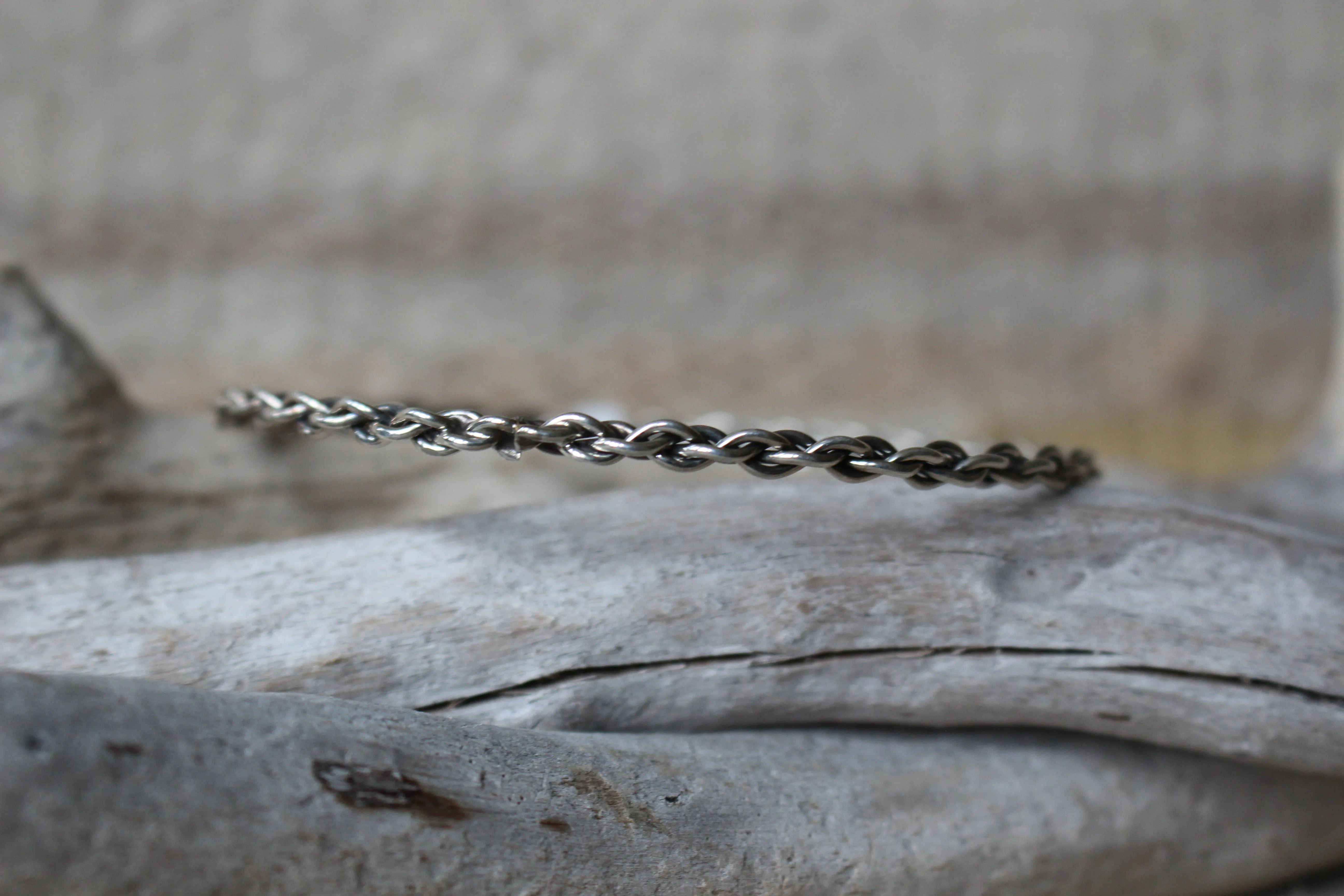 Sterling Twisted Bangle