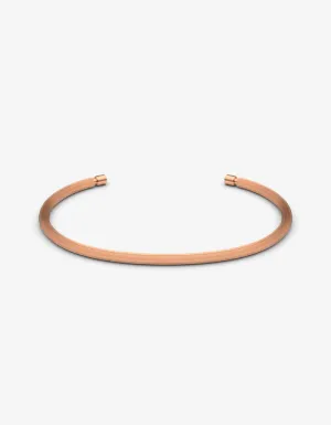 The Line Cuff, Polished Rose Gold