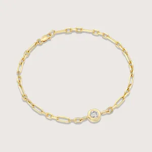 Tres Bracelet With White Diamond