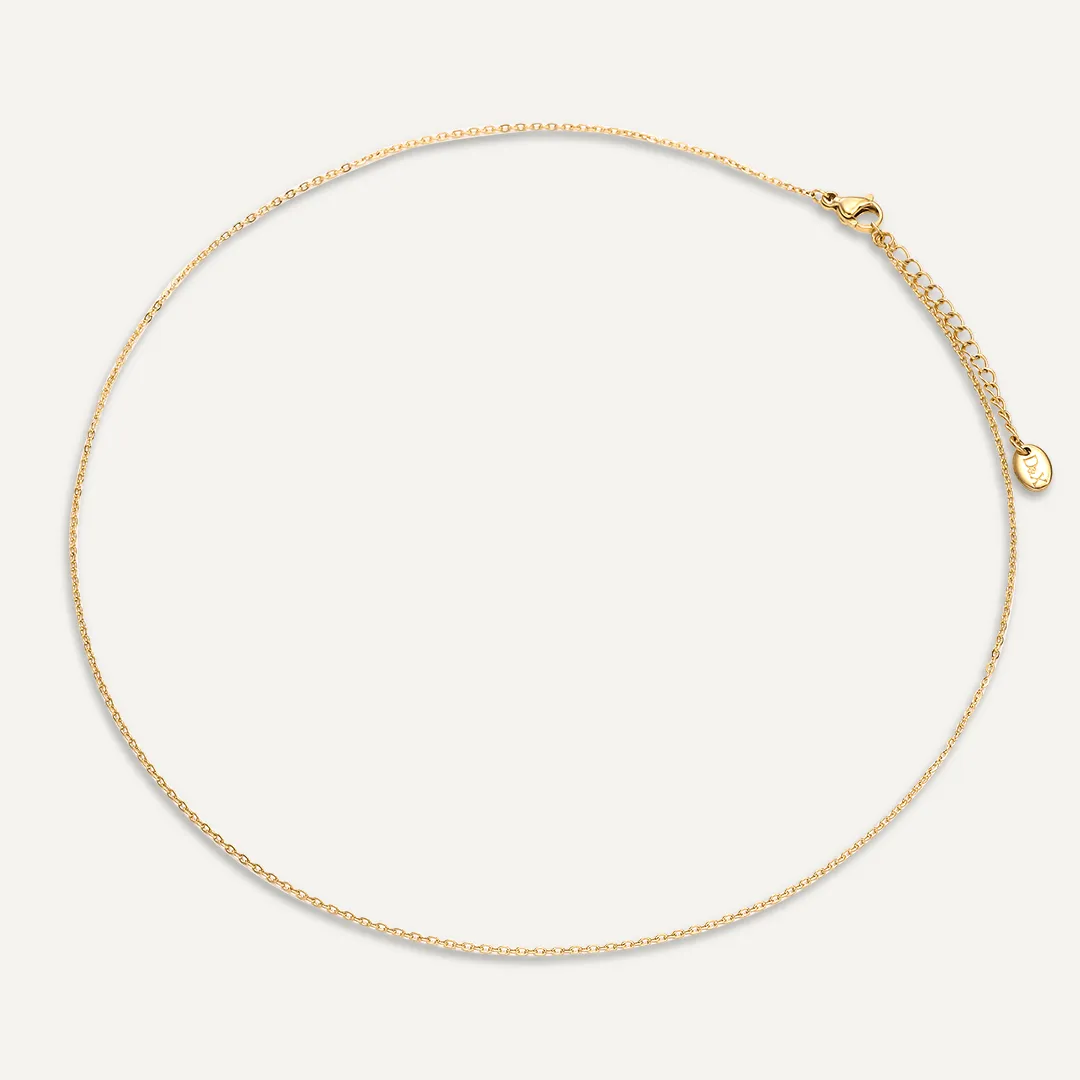 Vibes | Classic Thin Chain Necklace | 18K Gold-Plated