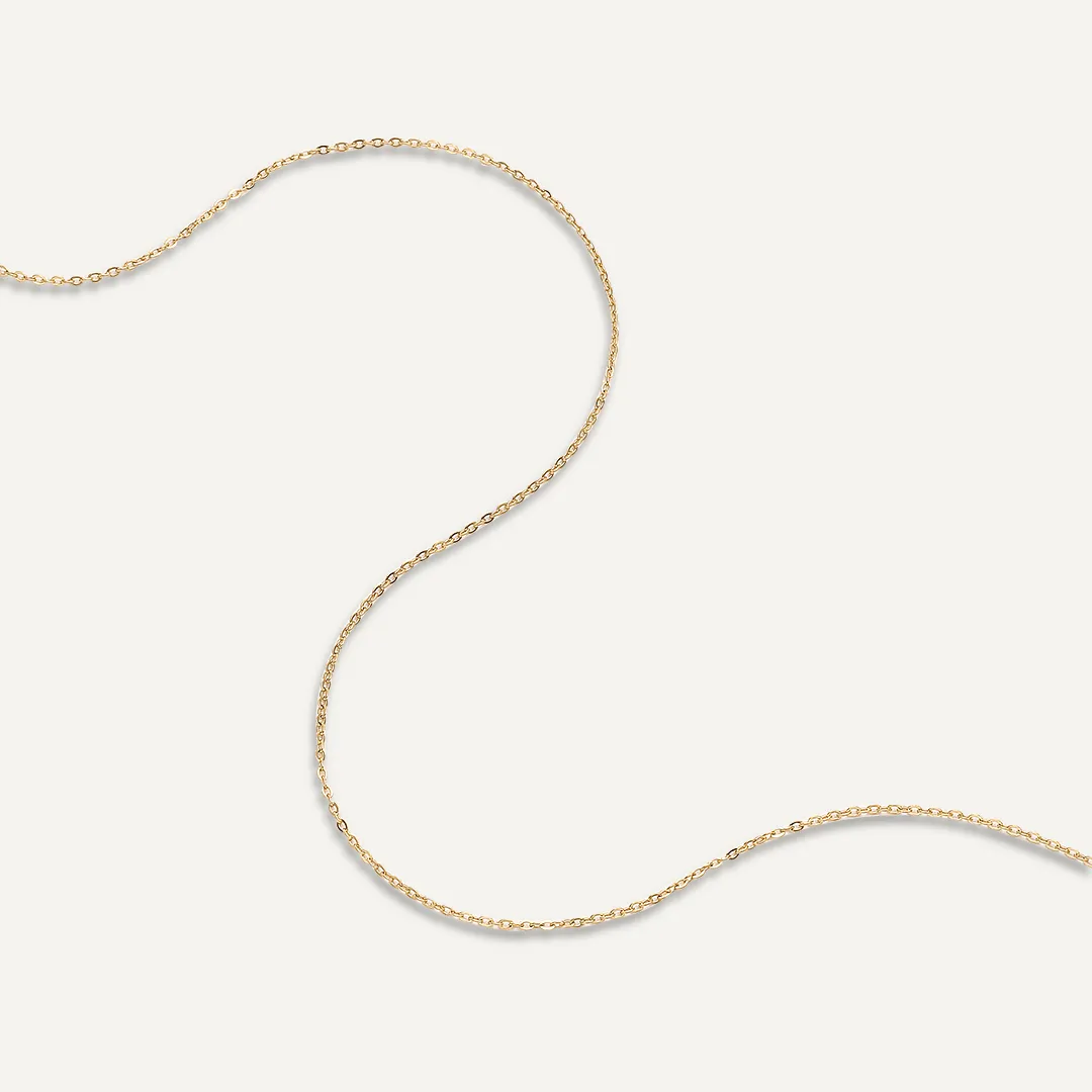 Vibes | Classic Thin Chain Necklace | 18K Gold-Plated