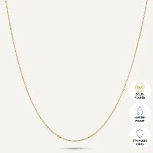 Vibes | Classic Thin Chain Necklace | 18K Gold-Plated