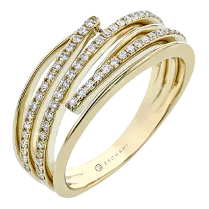 ZR2202 Right Hand Ring in 14k Gold with Diamonds