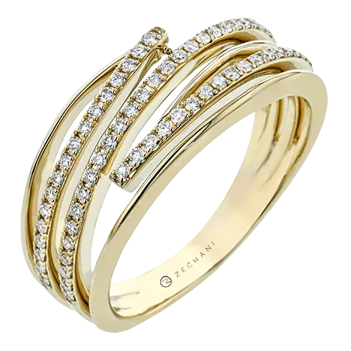 ZR2202 Right Hand Ring in 14k Gold with Diamonds